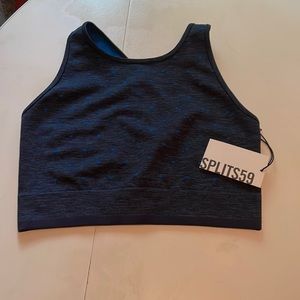 Splits59 Anna Seamless Bra in Indigo